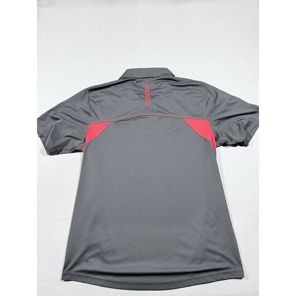 Adidas Climalite XL Black/Red Cincinnati Bearcats Polo Shirt